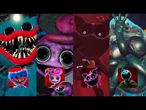 Poppy Playtime Chapters 1, 2, 3, 4 Mobile - Gameplay Walkthrough - Full Games (iOS, Android)