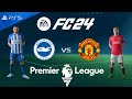 FC 24 Brighton vs Manchester United | Premier League 2024 | PS5
