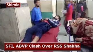 Download lagu Tension at HPU Campus After SFI, ABVP Clash Over RSS Shakha mp3