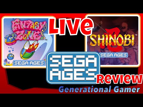 Fantasy Zone and Shinobi (SEGA AGES) Switch Review - Live