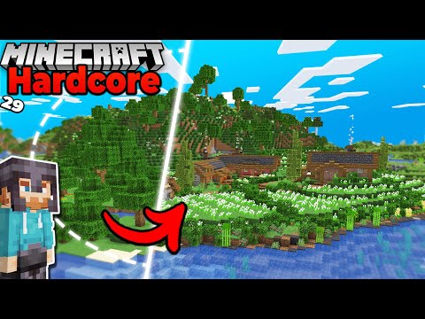 I Transformed a FLOWER FOREST in Hardcore Minecraft Survival
