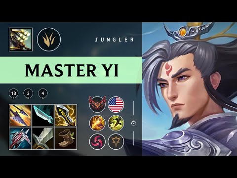 Master Yi Jungle vs Graves - NA Grandmaster Patch 25.24