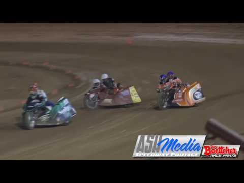Sidecars: CQ Winter Series Heat 6 - Great Battle - Carina Speedway