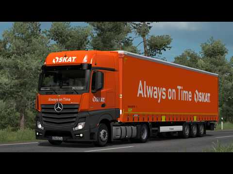 ETS2 Mercedes Actros MP4 1845 Daugavpils - Kaunas