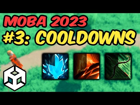 Making A MOBA Character in 2023 - #3: ABILITY COOLDOWNS (Unity 2023 Tutorial)