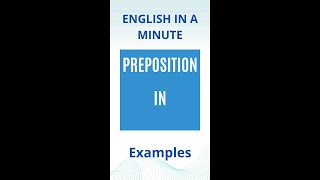 Preposition In Short
