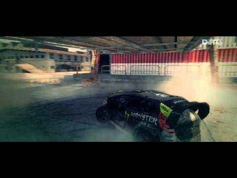 DiRT 3 TUTORIAL - DEPOT ZONE 2 - CRAZY LEGS CRANES