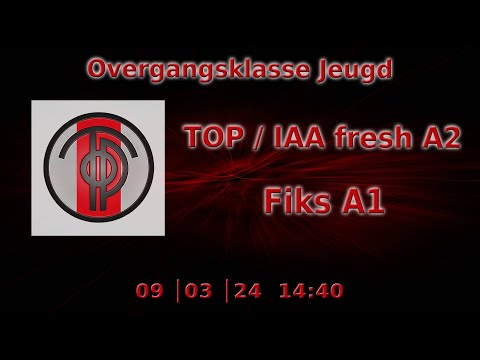 TOP/IAA fresh A2 tegen Fiks A1 op zaterdag 9 maart 2024