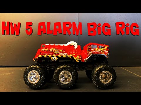 HW 5 Alarm Big Rig - Hot Wheels Monster Trucks!