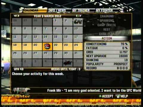 UFC Undisputed 2010 Career Walkthrough Part 7