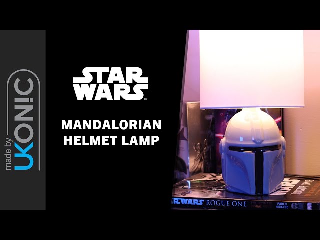 Vídeo relacionado con Luz 3D casco The Mandalorian - Producto oficial Star Wars, lámpara de escritorio, decoración para hogar u oficina, regalo coleccionable, alimentada por USB o batería