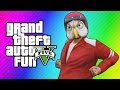 GTA 5 Online Funny Moments Golf Cart Chase Motorcycle Stunt Noobs Miniladd Denied