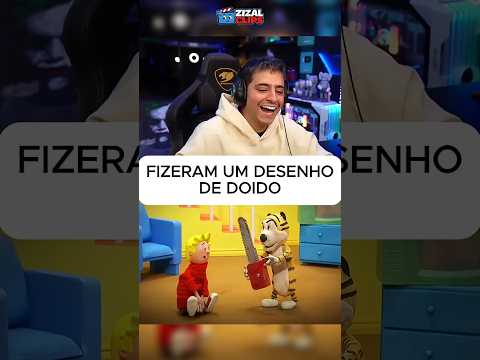 CORINGA REAGINDO A UM DESENHO MEIO DOIDO
