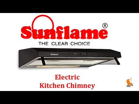 Sunflame electric kitchen chimney wall type unboxing