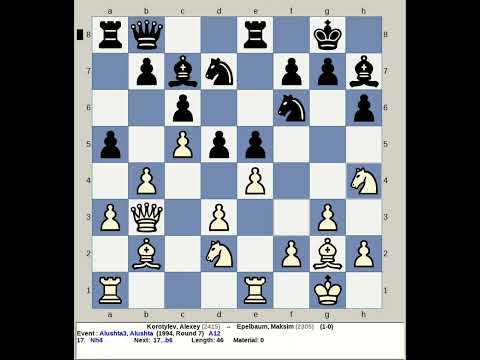 Korotylev, Alexey vs Epelbaum, Maksim | Alushta Chess 1994, Crimea
