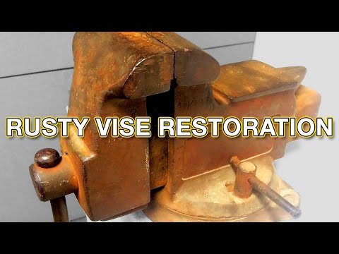 How to Restore an Old Rusty Bench Vise