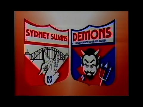 1987 VFL Semi Final - Melbourne v Sydney - MCG - NAG