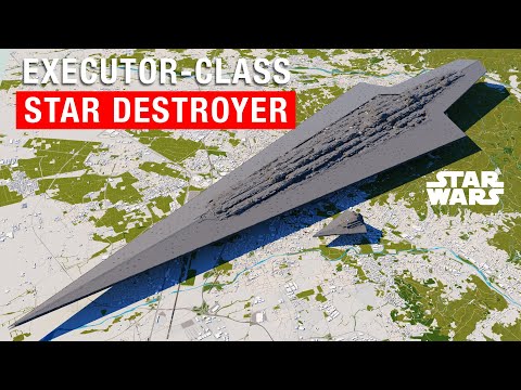 Star Wars:  The Immense Size of the Executor-Class Star Destroyer