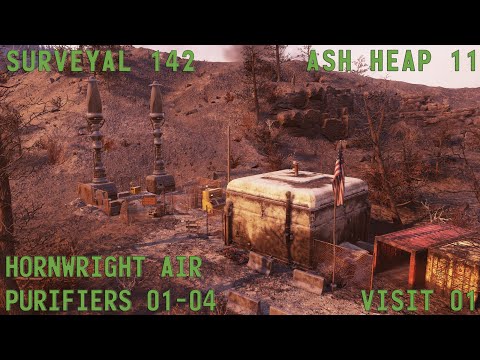 Fallout 76 Surveyal Project 142 - Ash Heap 11 - Hornwright Air Purifiers 01-04