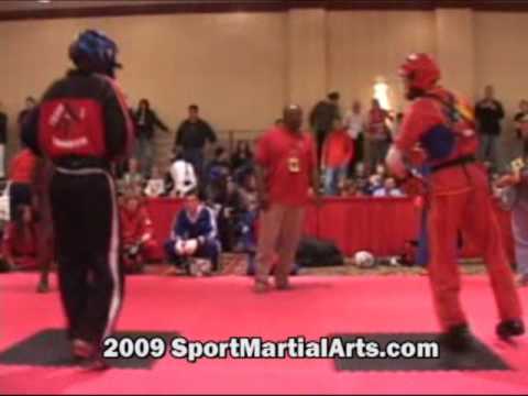 Unknown v Larry Tankson Jr - 16-17 boys point sparring - 2009 Diamond Nationals