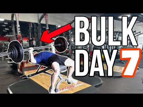 Winnter Bulk Day 7 - BenchPress 97kg/214lb & Incline Press