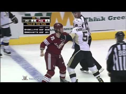 Deryk Engelland vs Paul Bissonnette Nov 6, 2010