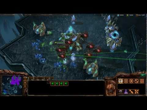 Starcraft 2 Zerg Tutorial 01 - How to Baneling Drop