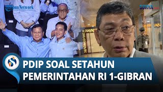 PDIP Komentari Setahun Pemerintahan Prabowo-Gibran, Singgung Program MBG & Danantara