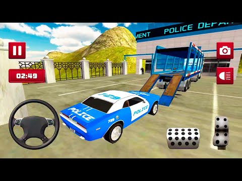 Transport Truck Police Cars Simulator #2 - Transport Police Games - Android GamePlay