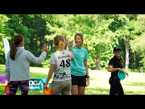 Kristi Unt Ace Run Hole 10 at Konopiště Open 2023 presented by Discmania