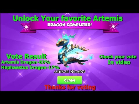 Unlock Your favorite Artemis Dragon-Dragon Mania legends | Hatched Cyclops dragon | DML