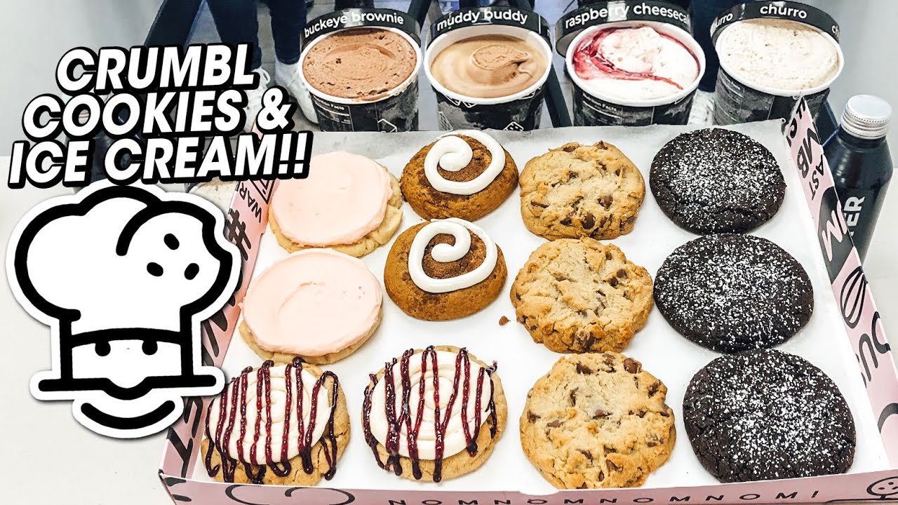 Crumbl Cookies and Ice Cream Challenge!!