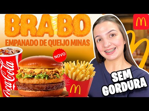 BRABO EMPANADO DE QUEIJO MINAS - NOVO LANCHE DO MCDONALDS DA LINHA BRABOS