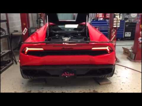 Sound test! Lamborghini LP610-4 Huracan fitted with Armytrix Titanium Cat-Back Valvetronic Exhaust