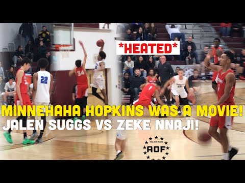 *HEATED* Hopkins vs Minnehaha Rematch Was A Movie!!! MN’s best Jalen Suggs & Zeke Nnaji Duel It Out!