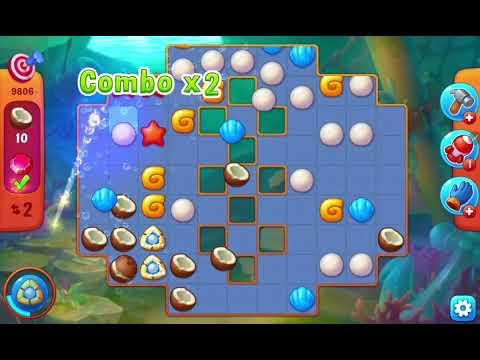 Fishdom Challenge Level 9806 (with Double Bombs Boosters) @choraelmin