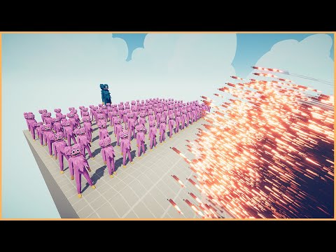 100x KISSY MISSY + HUGGY WUGGY vs 5x EVERY GOD 🔥 |  TABS - Totally Accurate Battle Simulator