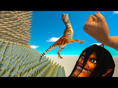 EpiC PuNcH intO SpiKEs Or CreEPY TiTaN WeiRdO - Animal Revolt Battle Simulator