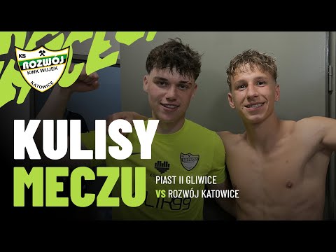Kulisy meczu Piast II Gliwice - Rozwój 1:1