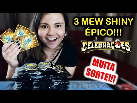 MEW SHINY DE NOVO! NÃO TO ACREDITANDO NA MINHA SORTE! Celebrações está ÉPICO DEMAIS!!!