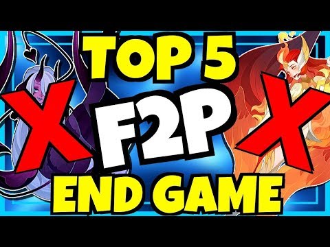 TOP 5 BEST F2P END GAME HEROES!!! [AFK ARENA]