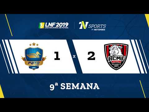 LNF2019 - Gols - 9r - Pato 1 x 2 Campo Mourão