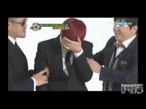 [CUT] 121226 Weekly Idol MC's kissing Sunggyu!