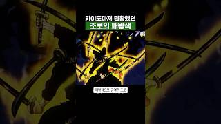원피스) 카이도마저 당황했던 조로의 패왕색