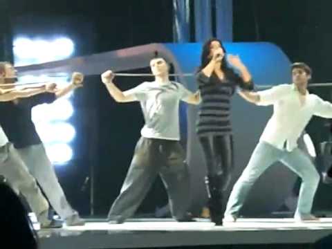 Ani Lorak (Ukraine at ESC 2008) - rehearsal at Junior Eurovision 2009