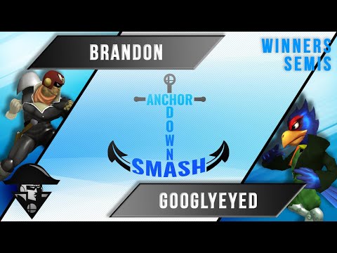 ADS 10 - Melee Singles - VandySMASH | Brandon (Falcon) VS Googlyeyed (Falco) - Winners Semis
