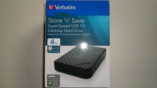 Verbatim Store 'n' Save 4TB HDD Review