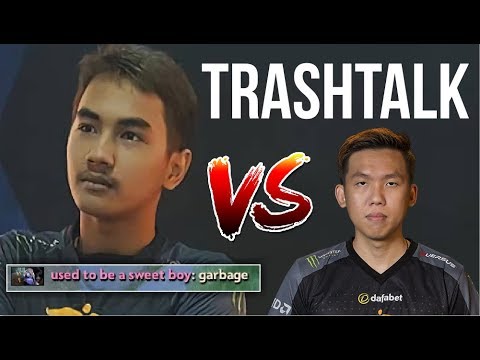TRASHTALK - InyourdreaM Tinker vs Mushi ex-teammate 7.07 | Dota 2