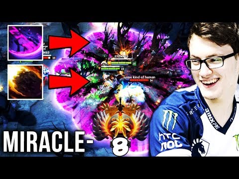 Liquid.Miracle- Invoker Rank 8 - Road to TOP-1 MMR - Insane Fast Hands - M-GOD Dota 2