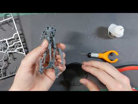 Assembling the Necron Canoptek Reanimator from Indomitus Warhammer 40k